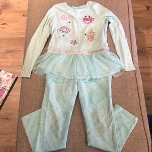 Light blue Corduroy pants with bonus shirt